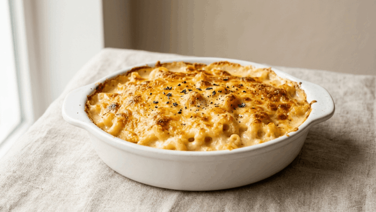 Macarrão gratinado