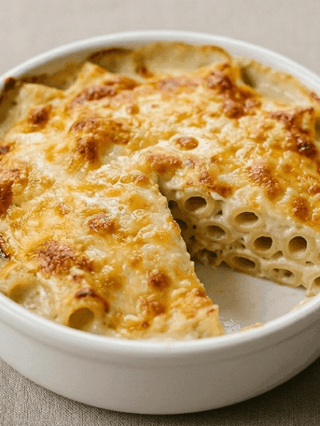 Macarronada cremosa de forno