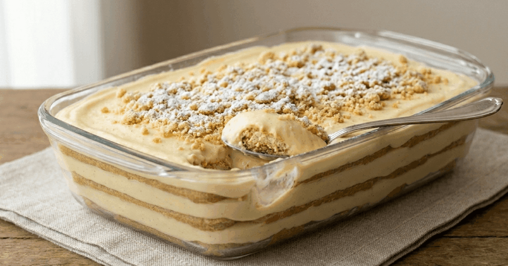 Pavê com bolacha de maizena fácil