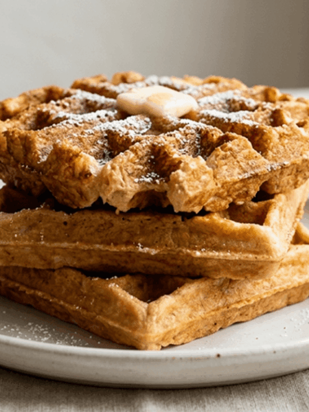 Receita de Waffle Sem Ovo