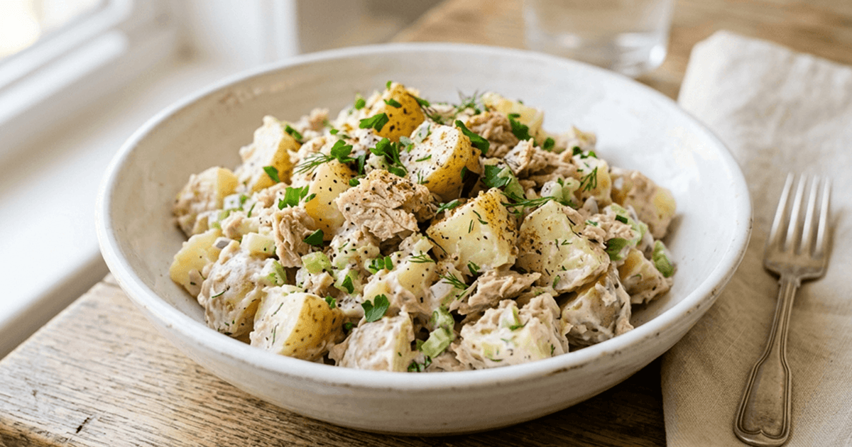Salada de Batata com Atum