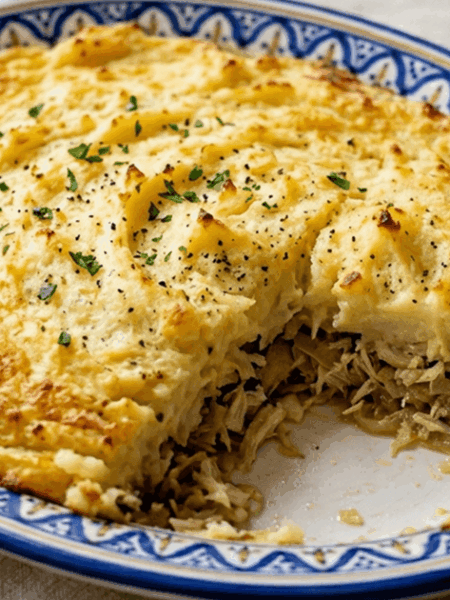 escondidinho de bacalhau