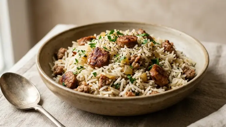 Arroz com linguiça toscana fácil 10 Arroz com linguiça toscana fácil