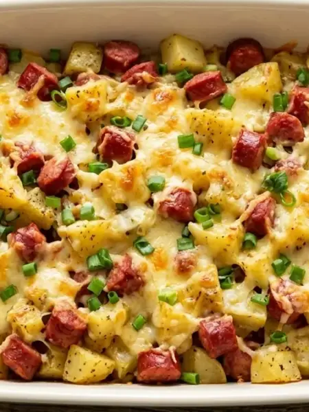 Batata com calabresa