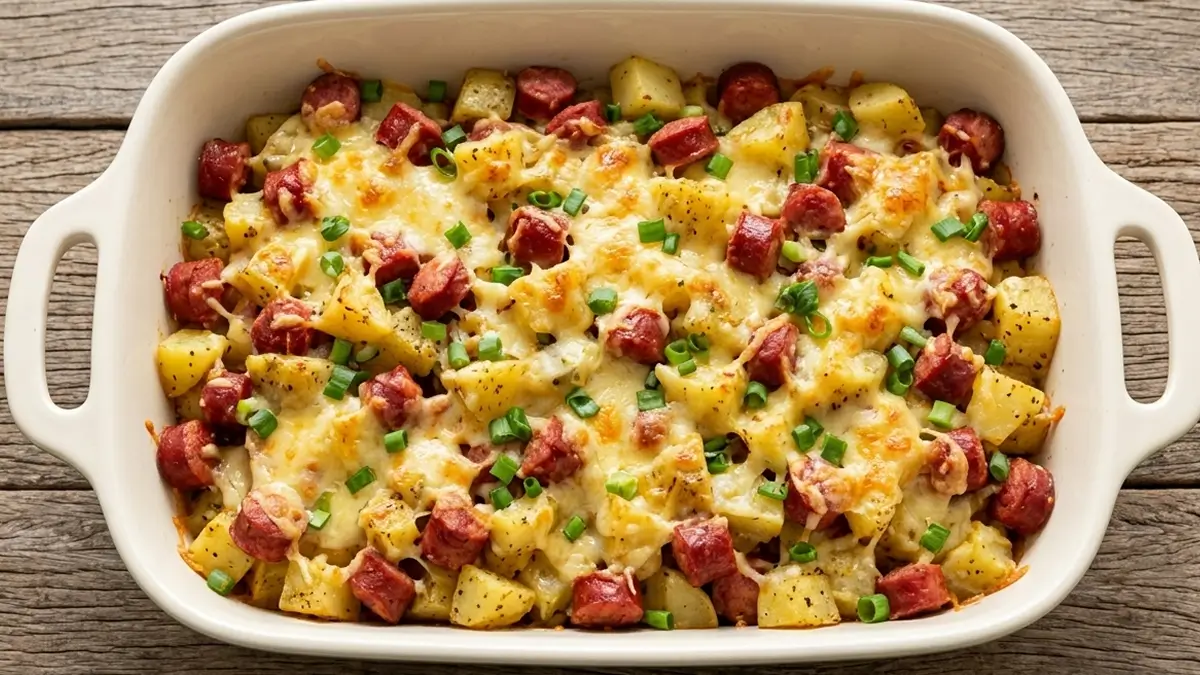 Batata com calabresa