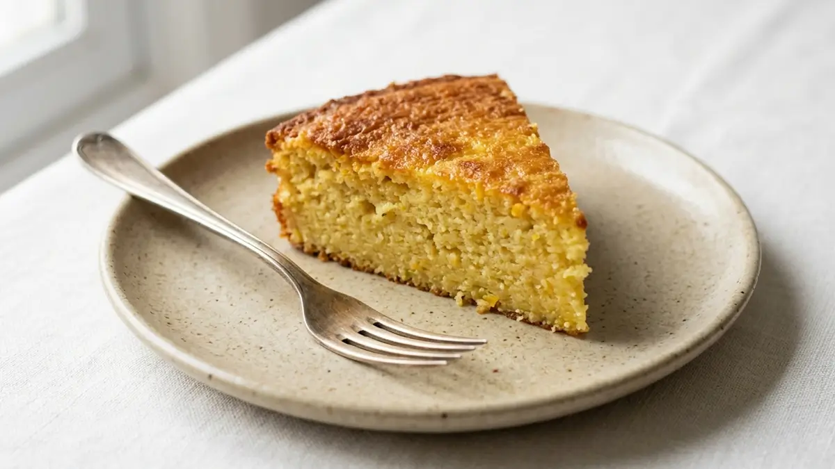 Bolo de milho verde fofinho