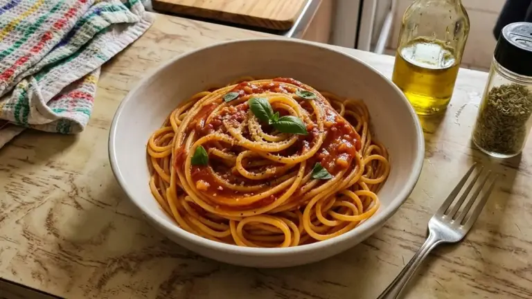 Molho para macarrão com 2 ingredientes