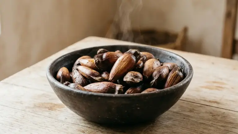 Pinhão cozido simples e saboroso 7 Pinhão cozido