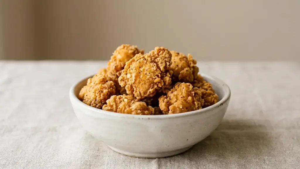 Receita de Pipoca de Frango