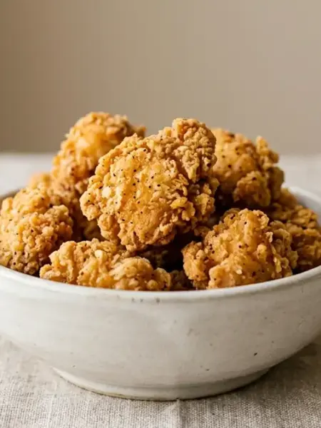 Receita de Pipoca de Frango
