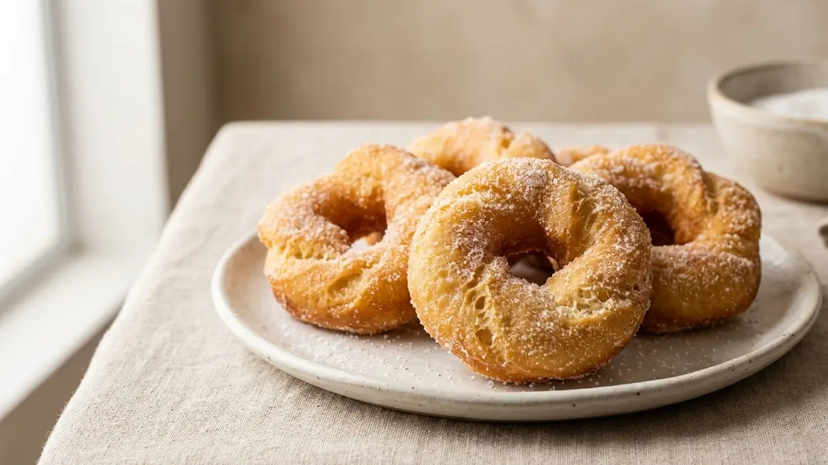 Rosquinha de algodao fofinha