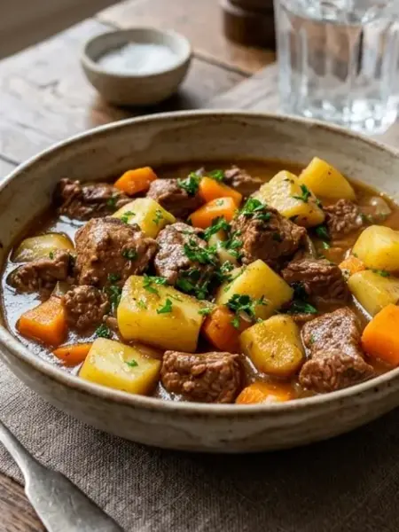 Sopa de carne caseira