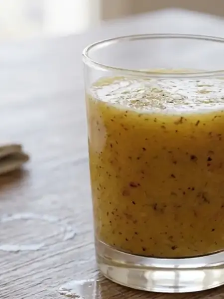 Suco de berinjela com gengibre