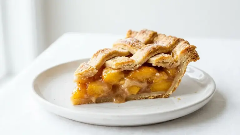 Torta de pêssego simples e irresistível 15 Torta de pêssego