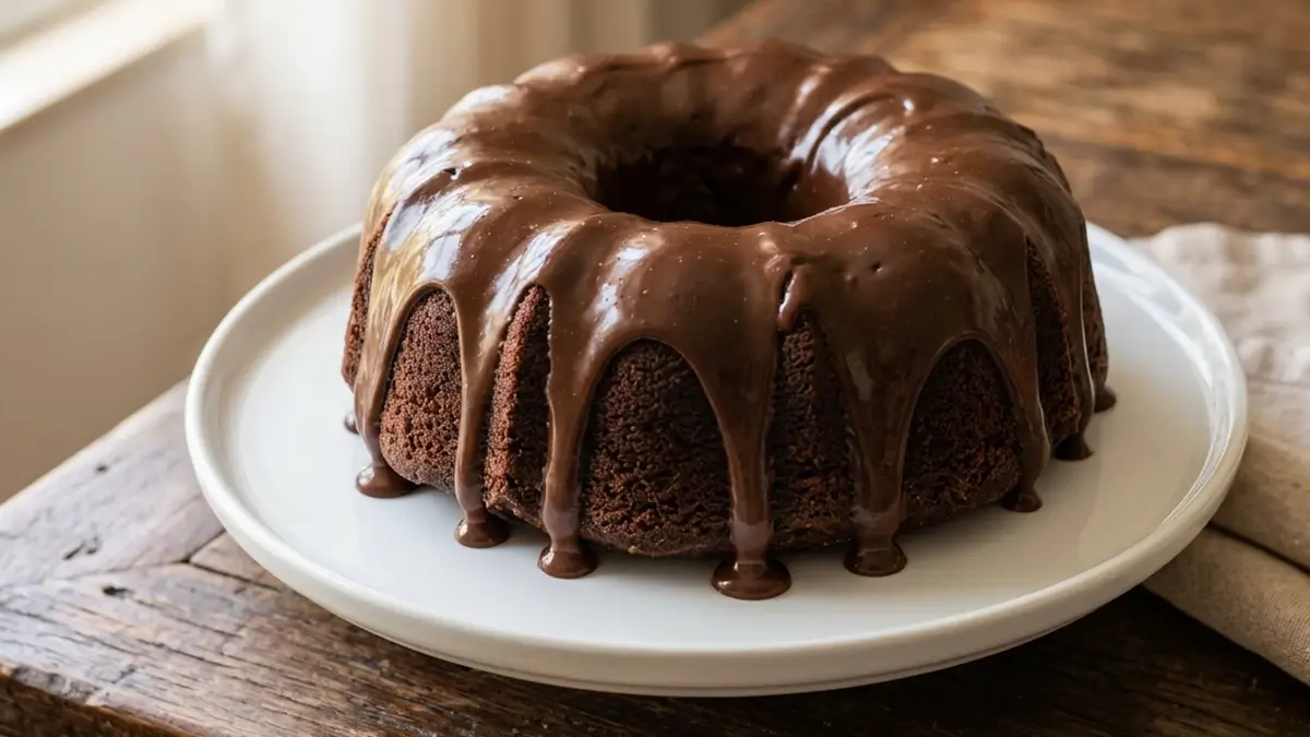 Bolo Vulcao de Chocolate