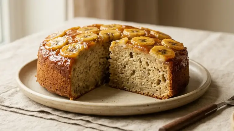 Bolo de Banana Caramelizado