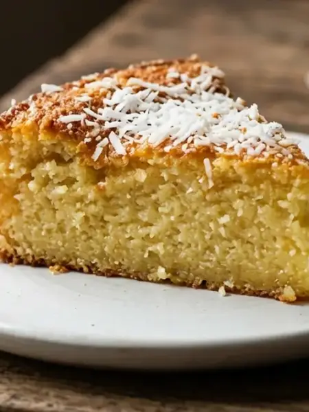 Bolo de macaxeira molhadinho