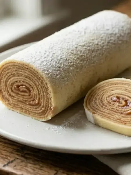Bolo de rolo com goiabada