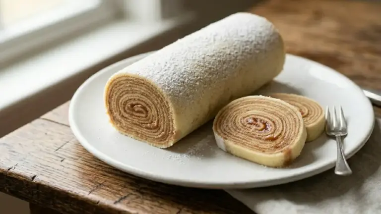 Bolo de rolo com goiabada
