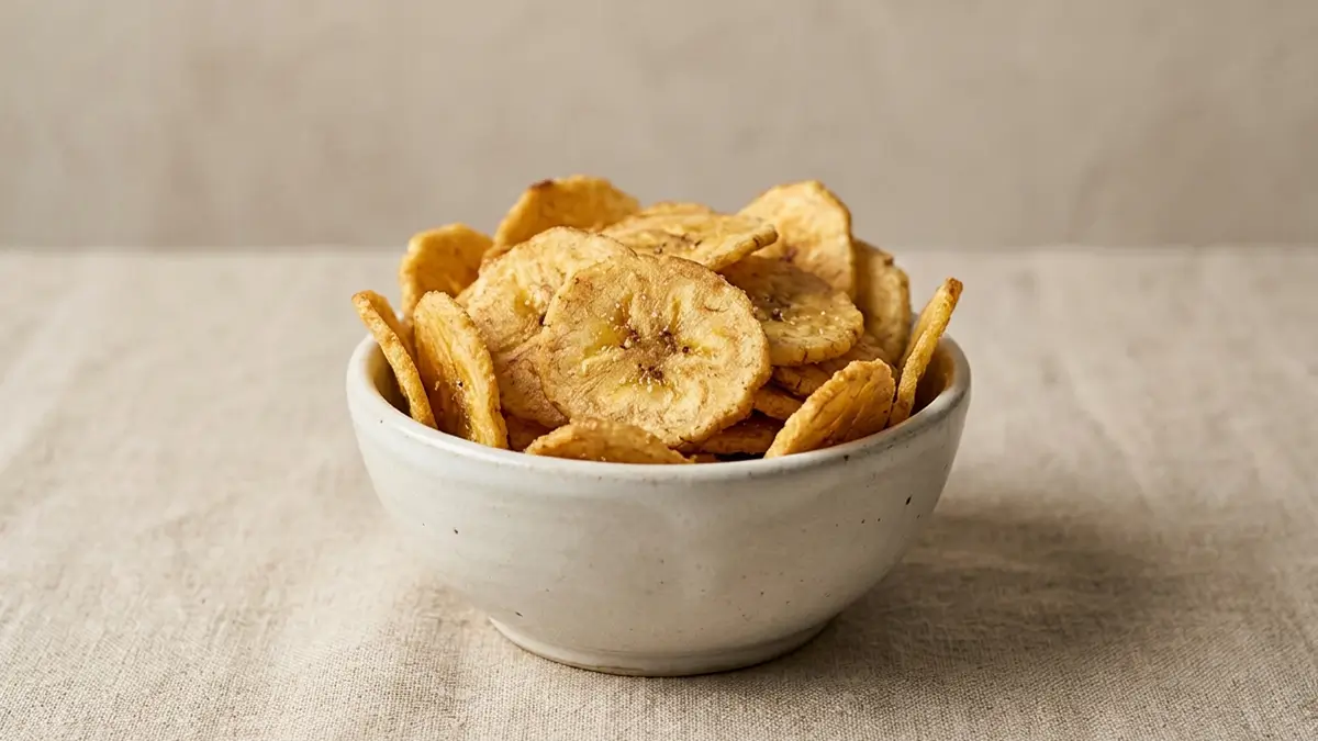 Chips de banana da terra