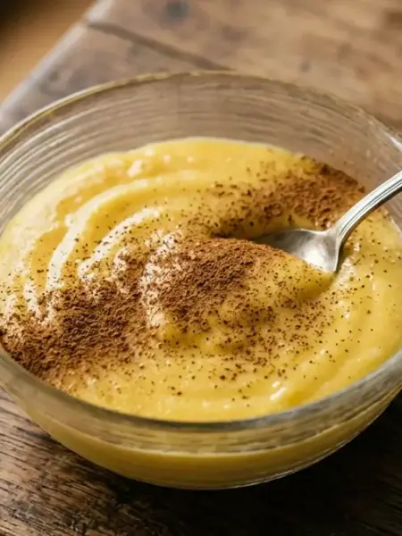 Curau de milho de lata cremoso