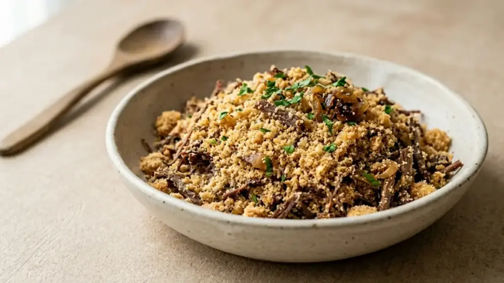 Paçoca de carne seca