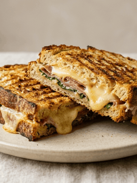 Panini na sanduicheira fácil de fazer