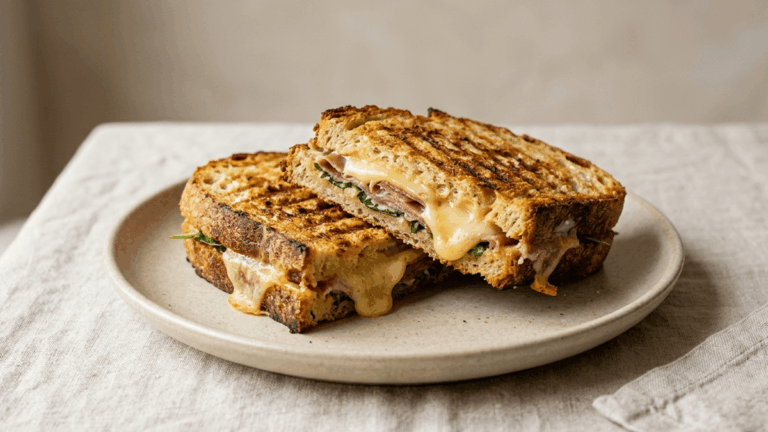 Panini na sanduicheira fácil de fazer