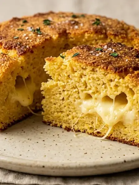 Pão de cuscuz de frigideira