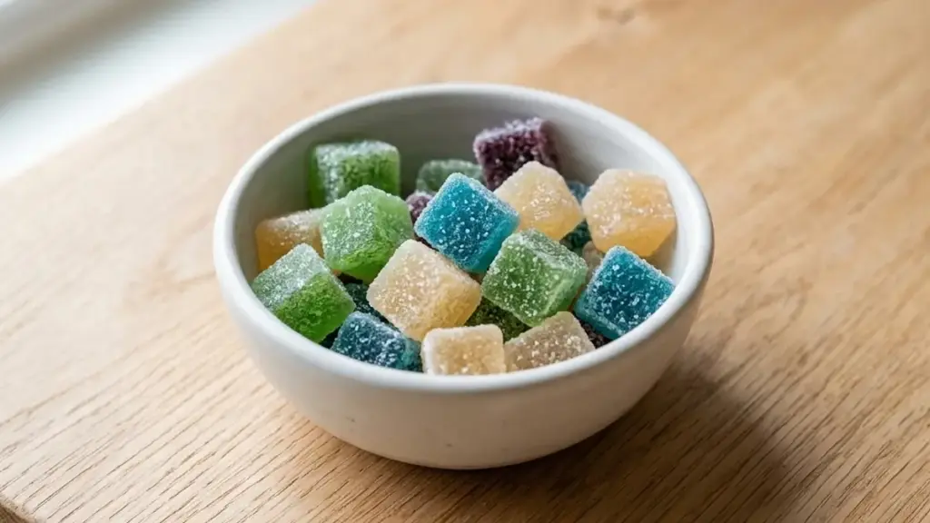 Bala de goma com apenas 3 ingredientes