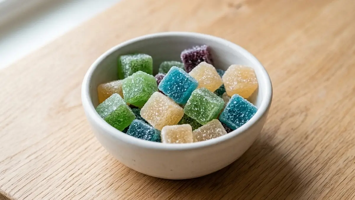 Bala de goma com apenas 3 ingredientes