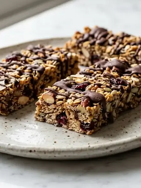 Barrinha de proteína e cereais