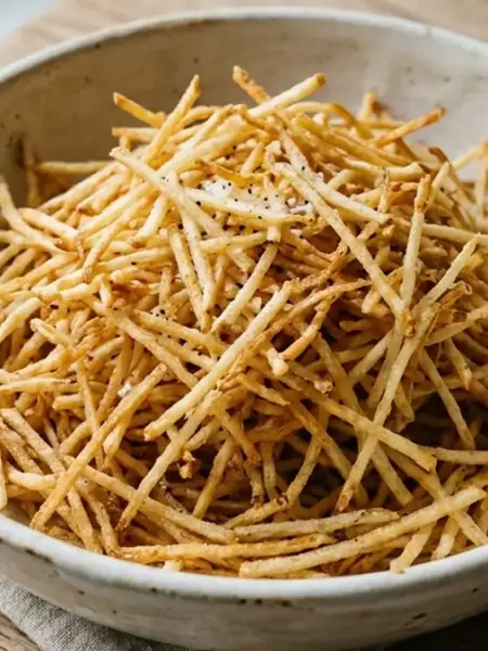 Batata palha na airfryer