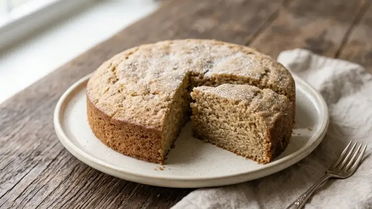 Bolo de farinha de aveia
