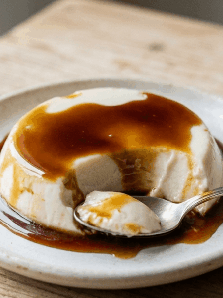 Pudim Vegano de Leite de Coco