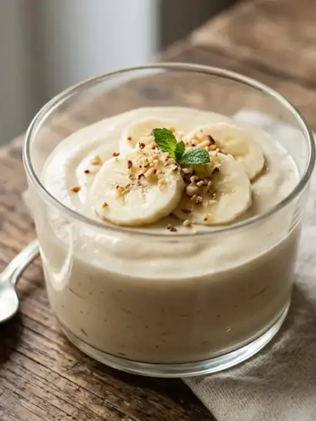 Mousse de banana com 3 ingredientes