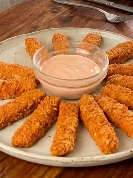 Palitinhos de frango na air fryer