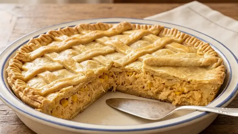 Pastelão de frango com requeijão