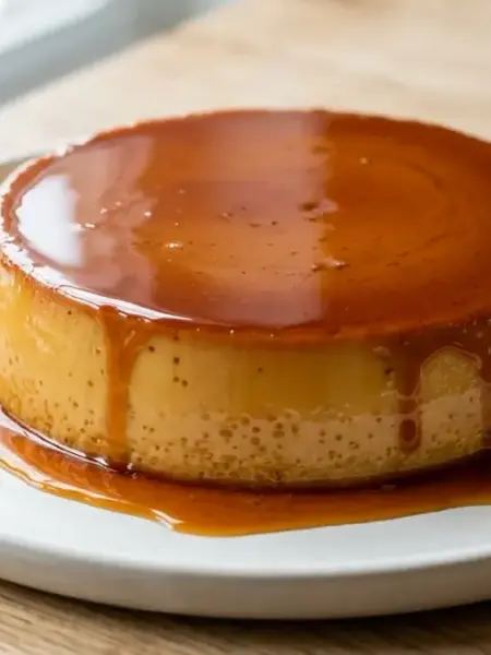 Pudim na panela de pressão cremoso