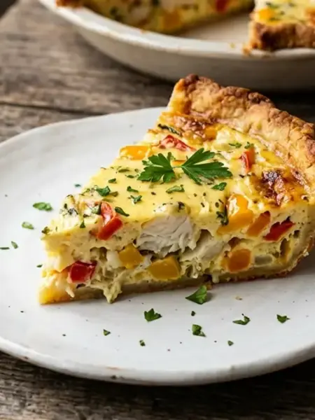 Torta de bacalhau sem glúten