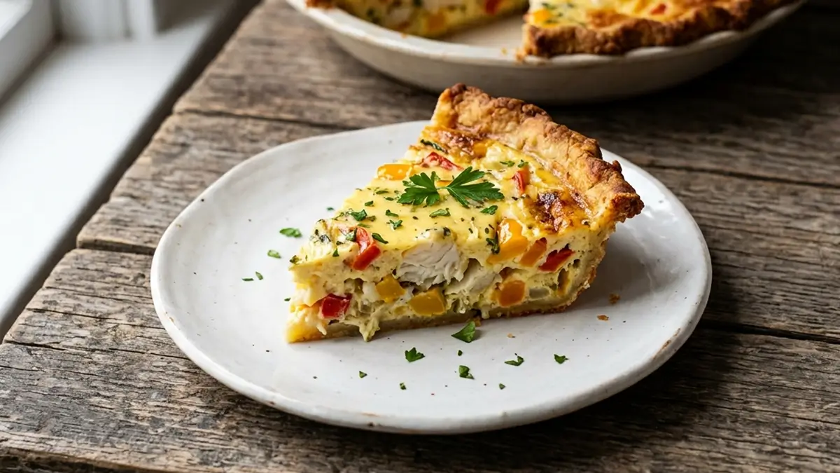 Torta de bacalhau sem gluten