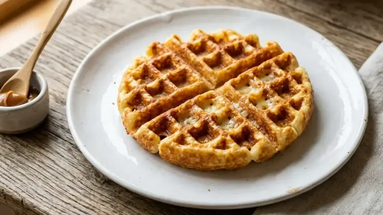 Waffle de pão de queijo